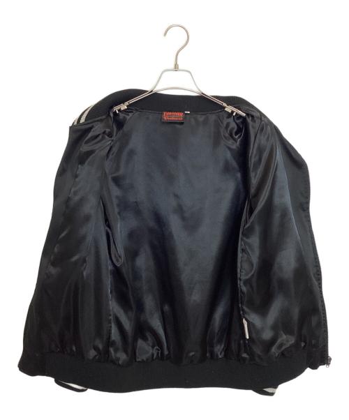 THRASHER（スラッシャー）THRASHER (スラッシャー) バック刺繍スタジャン ブラック サイズ:Sの古着・服飾アイテム