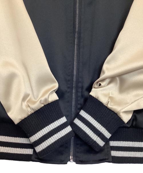 THRASHER（スラッシャー）THRASHER (スラッシャー) バック刺繍スタジャン ブラック サイズ:Sの古着・服飾アイテム