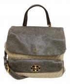 MIU MIUミュウミュウ）の古着「2WAYバッグ」｜グレー×ナチュラル