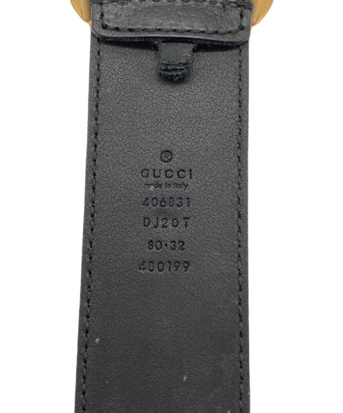 GUCCI（グッチ）GUCCI (グッチ) ベルト ブラックの古着・服飾アイテム
