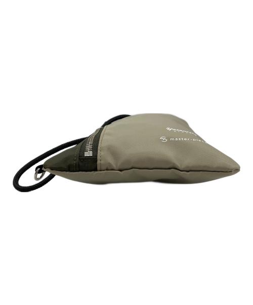 master-piece（マスターピース）master-piece (マスターピース) yosemite strap (ヨセミテストラップ) 巾着ショルダーバッグ グレー×カーキの古着・服飾アイテム