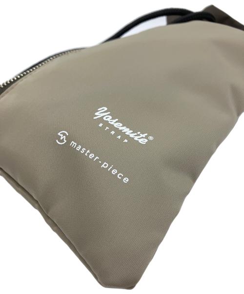 master-piece（マスターピース）master-piece (マスターピース) yosemite strap (ヨセミテストラップ) 巾着ショルダーバッグ グレー×カーキの古着・服飾アイテム
