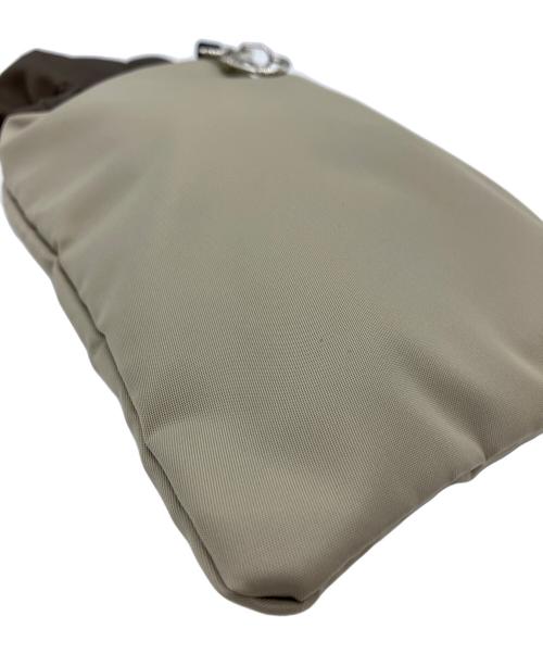 master-piece（マスターピース）master-piece (マスターピース) yosemite strap (ヨセミテストラップ) 巾着ショルダーバッグ グレー×カーキの古着・服飾アイテム