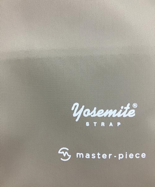master-piece（マスターピース）master-piece (マスターピース) yosemite strap (ヨセミテストラップ) 巾着ショルダーバッグ グレー×カーキの古着・服飾アイテム