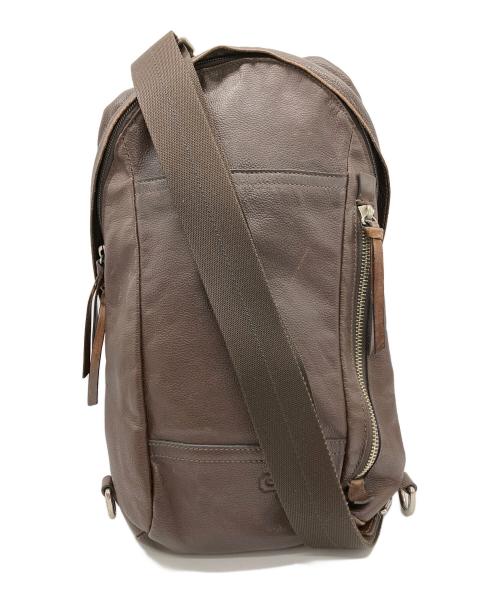 COACH（コーチ）COACH (コーチ) レザーボディーバッグ ブラウンの古着・服飾アイテム