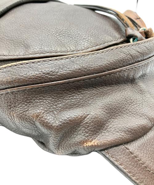 COACH（コーチ）COACH (コーチ) レザーボディーバッグ ブラウンの古着・服飾アイテム