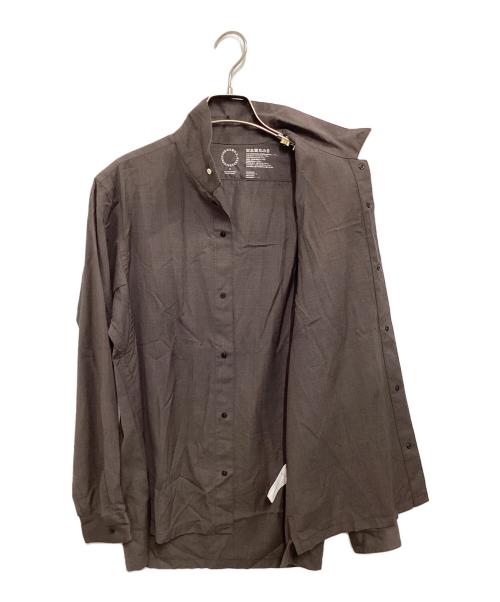 山と道（ヤマトミチ）山と道 (ヤマトミチ) トレッキングウェア(シャツ) ブラウン サイズ:Sの古着・服飾アイテム