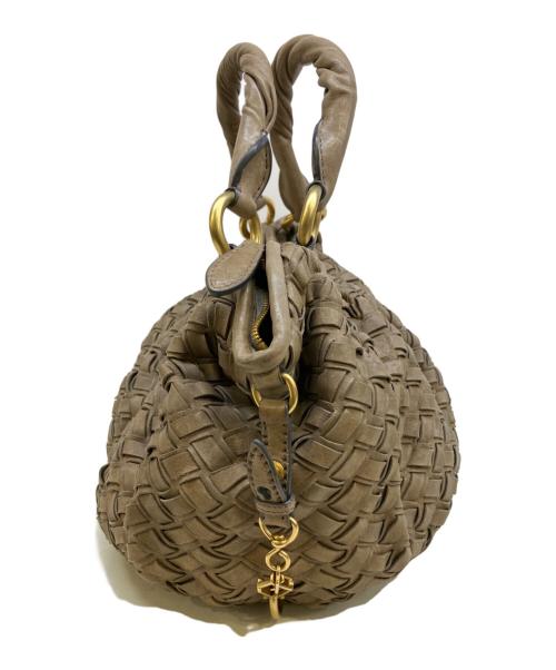 MIU MIU（ミュウミュウ）MIU MIU (ミュウミュウ) トートバッグ ベージュの古着・服飾アイテム