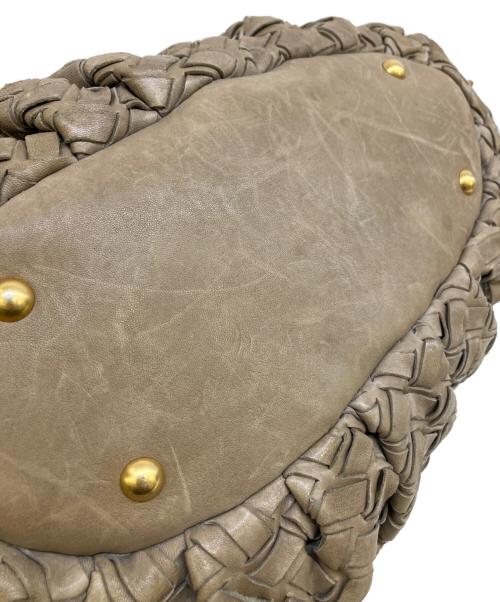 MIU MIU（ミュウミュウ）MIU MIU (ミュウミュウ) トートバッグ ベージュの古着・服飾アイテム