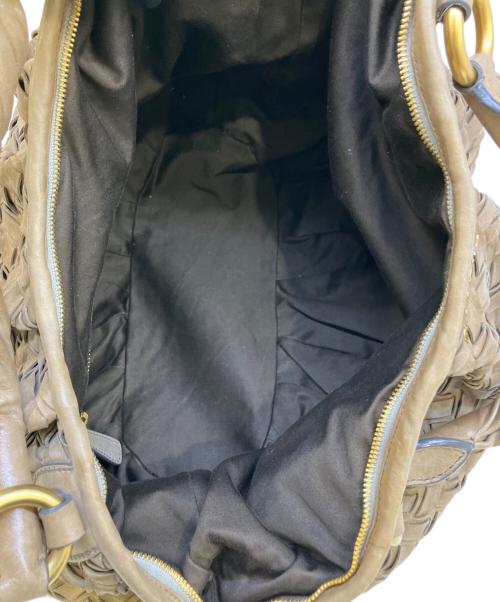 MIU MIU（ミュウミュウ）MIU MIU (ミュウミュウ) トートバッグ ベージュの古着・服飾アイテム