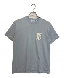 BURBERRY LONDON（バーバリーロンドン）の古着「TBロゴTシャツ」｜サックスブルー