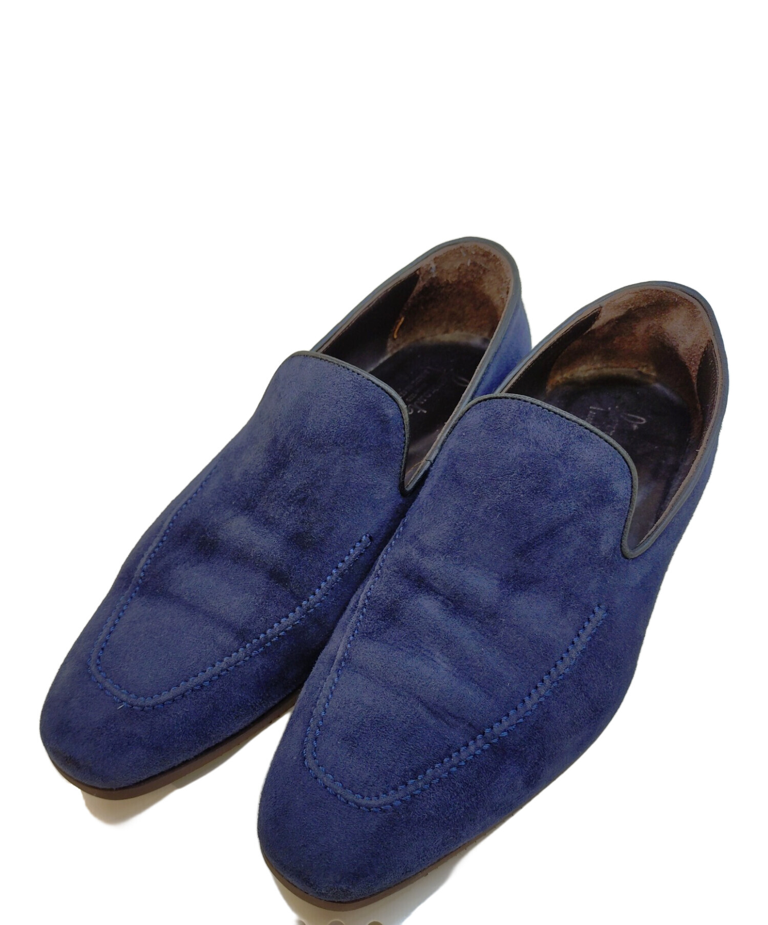 Ferrante スエード ローファー 8 美品】フェランテ ISEO ブラック