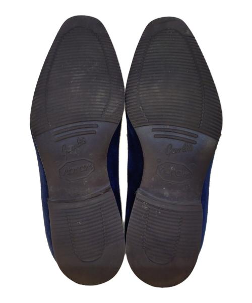 Ferrante（フェランテ）FERRANTE (フェランテ) スウェードローファー ネイビー サイズ:8の古着・服飾アイテム
