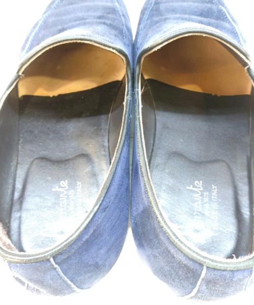 Ferrante（フェランテ）FERRANTE (フェランテ) スウェードローファー ネイビー サイズ:8の古着・服飾アイテム