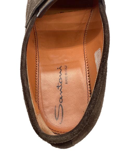 Santoni（サントーニ）Santoni (サントーニ) スウェードローファー ブラウン サイズ:25の古着・服飾アイテム