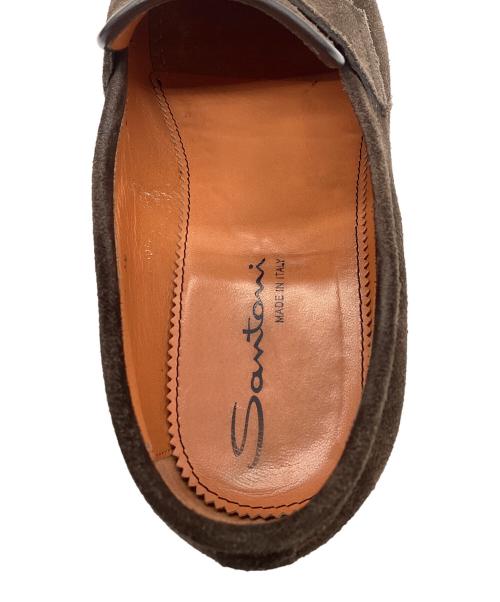 Santoni（サントーニ）Santoni (サントーニ) スウェードローファー ブラウン サイズ:25の古着・服飾アイテム