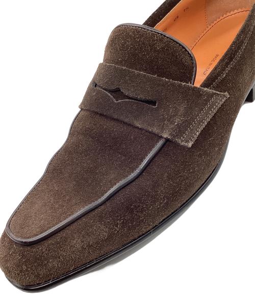 Santoni（サントーニ）Santoni (サントーニ) スウェードローファー ブラウン サイズ:25の古着・服飾アイテム