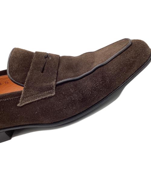 Santoni（サントーニ）Santoni (サントーニ) スウェードローファー ブラウン サイズ:25の古着・服飾アイテム