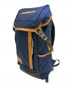 master-pieceマスターピース）の古着「バックパック」｜ネイビー×ブラウン