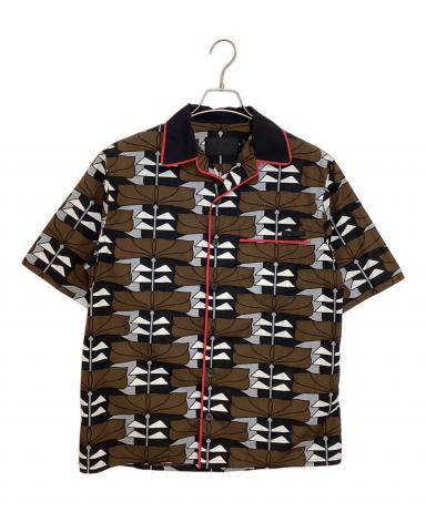 中古・古着通販】PRADA (プラダ) オープンカラーシャツ ブラウン