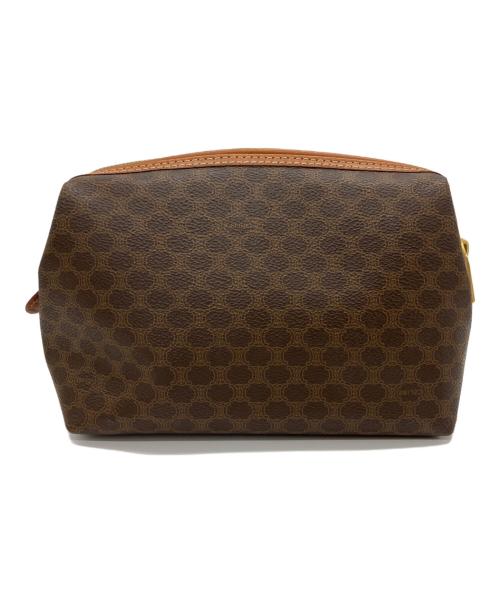 CELINE（セリーヌ）CELINE (セリーヌ) 化粧ポーチ ブラウンの古着・服飾アイテム