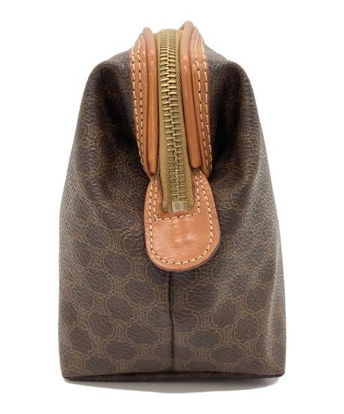 CELINE（セリーヌ）CELINE (セリーヌ) 化粧ポーチ ブラウンの古着・服飾アイテム