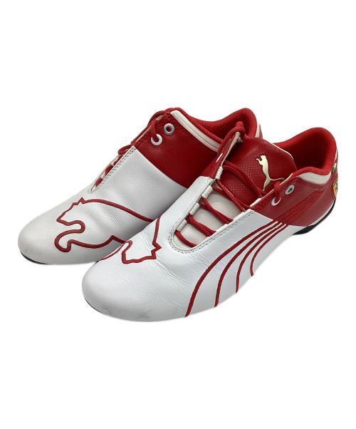 PUMA（プーマ）PUMA (プーマ) シューズ ホワイト×レッド サイズ:26の古着・服飾アイテム