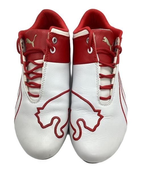 PUMA（プーマ）PUMA (プーマ) シューズ ホワイト×レッド サイズ:26の古着・服飾アイテム