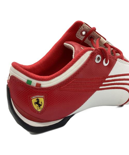 PUMA（プーマ）PUMA (プーマ) シューズ ホワイト×レッド サイズ:26の古着・服飾アイテム