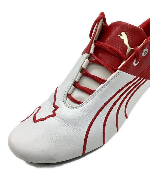 PUMA（プーマ）PUMA (プーマ) シューズ ホワイト×レッド サイズ:26の古着・服飾アイテム