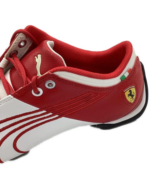 PUMA（プーマ）PUMA (プーマ) シューズ ホワイト×レッド サイズ:26の古着・服飾アイテム