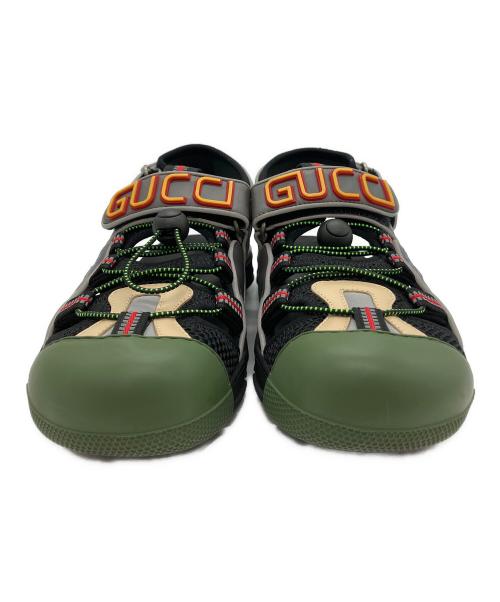 GUCCI（グッチ）GUCCI (グッチ) ハイブリッドスニーカーサンダル ブラック サイズ:US6の古着・服飾アイテム