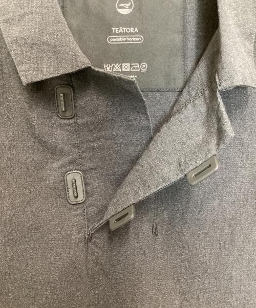 teatora（テアトラ）teatora (テアトラ) 半袖シャツ ブラック サイズ:サイズ表記無しの古着・服飾アイテム