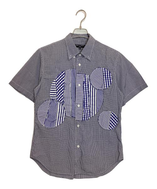 COMME des GARCONS HOMME（コムデギャルソン オム）COMME des GARCONS HOMME (コムデギャルソン オム) 半袖シャツ ネイビー サイズ:Sの古着・服飾アイテム