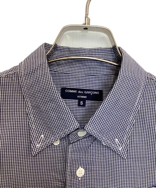 COMME des GARCONS HOMME（コムデギャルソン オム）COMME des GARCONS HOMME (コムデギャルソン オム) 半袖シャツ ネイビー サイズ:Sの古着・服飾アイテム