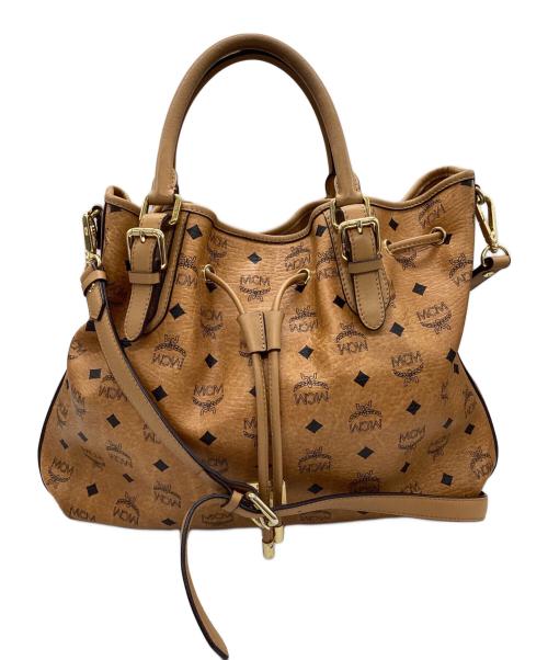 MCM（エムシーエム）MCM (エムシーエム) 2WAYバッグ キャメルの古着・服飾アイテム