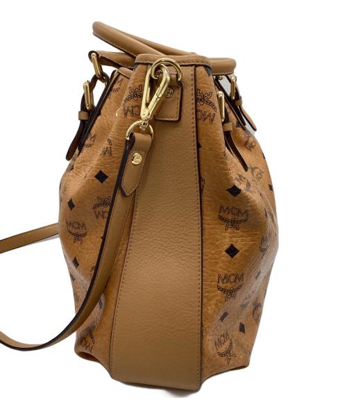 MCM（エムシーエム）MCM (エムシーエム) 2WAYバッグ キャメルの古着・服飾アイテム