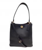 COACHコーチ）の古着「2WAYバッグ/チャーリーバケット」｜ブラック