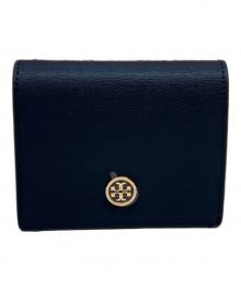 TORY BURCH（トリーバーチ）の古着「コンパクトウォレット」｜ネイビー×レッド