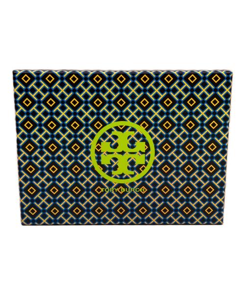 TORY BURCH（トリーバーチ）TORY BURCH (トリーバーチ) コンパクトウォレット ネイビー×レッドの古着・服飾アイテム