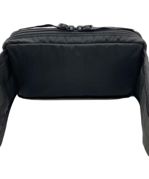 PORTER（ポーター）PORTER (ポーター) ロゴ総柄ウエストバッグ ブラックの古着・服飾アイテム