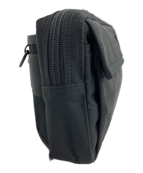 PORTER（ポーター）PORTER (ポーター) ロゴ総柄ウエストバッグ ブラックの古着・服飾アイテム