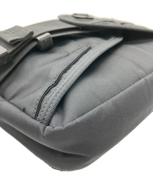 PORTER（ポーター）PORTER (ポーター) ロゴ総柄ウエストバッグ ブラックの古着・服飾アイテム