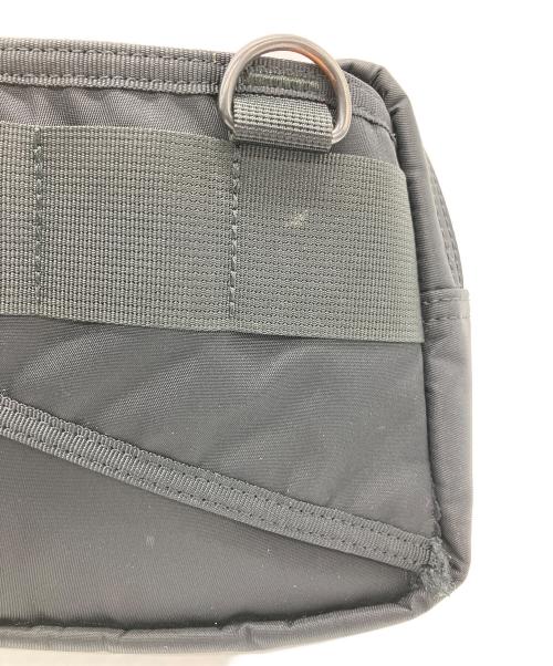 PORTER（ポーター）PORTER (ポーター) ロゴ総柄ウエストバッグ ブラックの古着・服飾アイテム