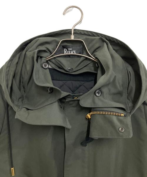 THE RERACS（ザ リラクス）THE RERACS (ザ リラクス) ショートモッズコート カーキ サイズ:Sの古着・服飾アイテム