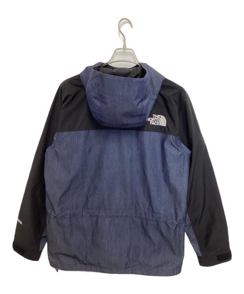 THE NORTH FACE（ザ ノース フェイス）THE NORTH FACE (ザ ノース フェイス) マウンテンライトデニムジャケット ブラック×インディゴ サイズ:Lの古着・服飾アイテム