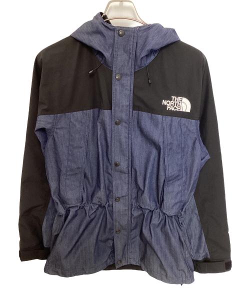 THE NORTH FACE（ザ ノース フェイス）THE NORTH FACE (ザ ノース フェイス) マウンテンライトデニムジャケット ブラック×インディゴ サイズ:Lの古着・服飾アイテム