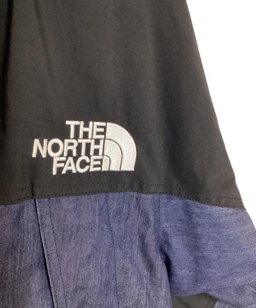 THE NORTH FACE（ザ ノース フェイス）THE NORTH FACE (ザ ノース フェイス) マウンテンライトデニムジャケット ブラック×インディゴ サイズ:Lの古着・服飾アイテム