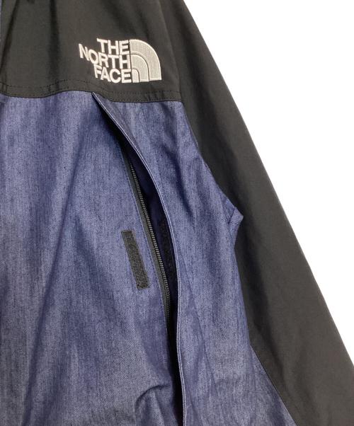 THE NORTH FACE（ザ ノース フェイス）THE NORTH FACE (ザ ノース フェイス) マウンテンライトデニムジャケット ブラック×インディゴ サイズ:Lの古着・服飾アイテム