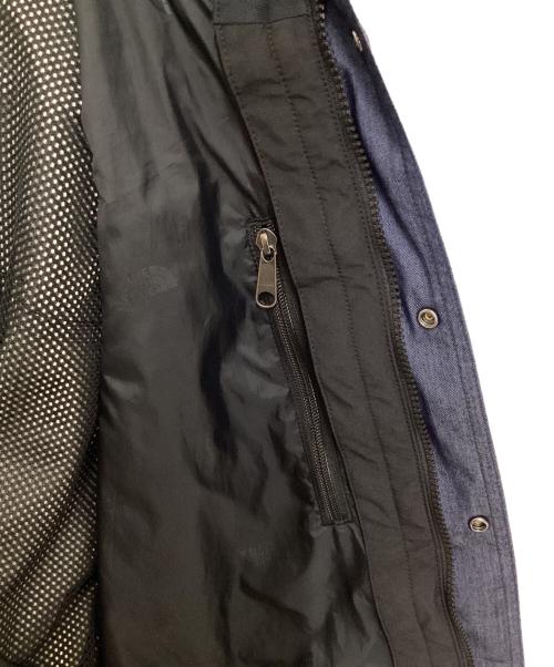 THE NORTH FACE（ザ ノース フェイス）THE NORTH FACE (ザ ノース フェイス) マウンテンライトデニムジャケット ブラック×インディゴ サイズ:Lの古着・服飾アイテム